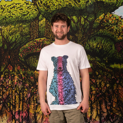 Organic cotton t-shirt "Blueberry Bear"