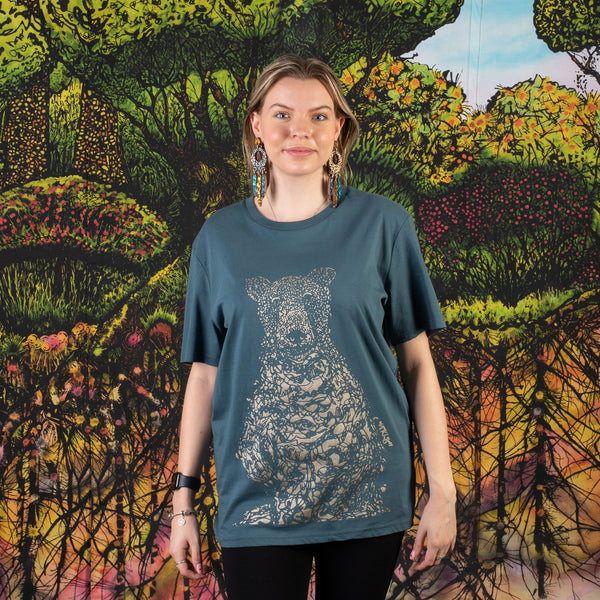 Organic cotton t-shirt “Blueberry Bear”